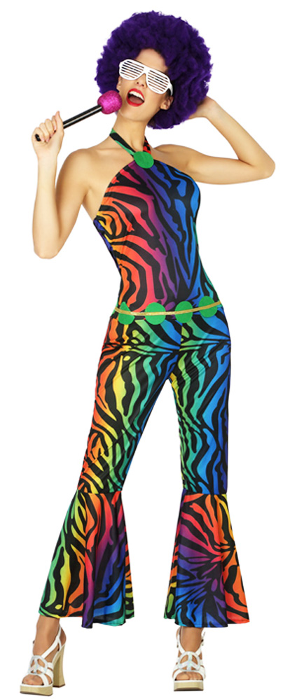 Combinaison Disco - Funky Rainbow - Femme