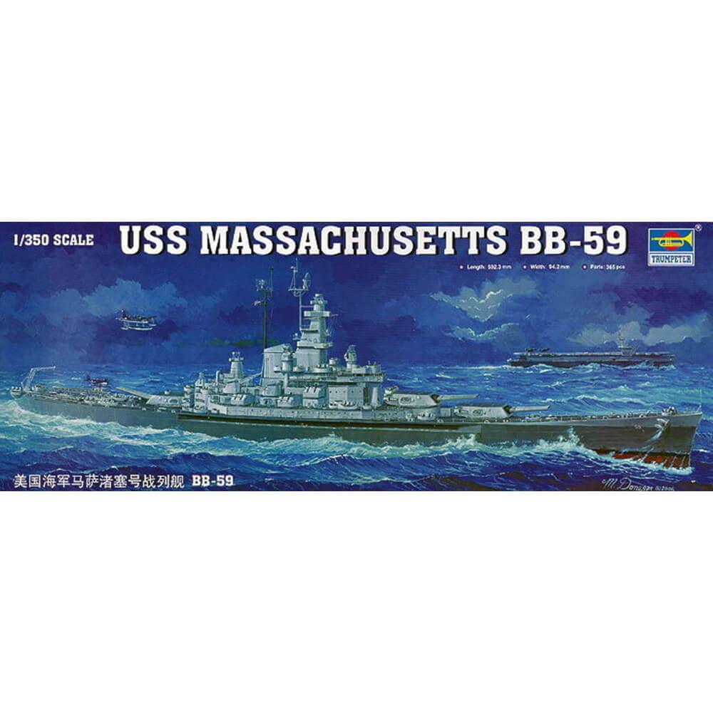 Maquette bateau : USS Massachusetts BB-59