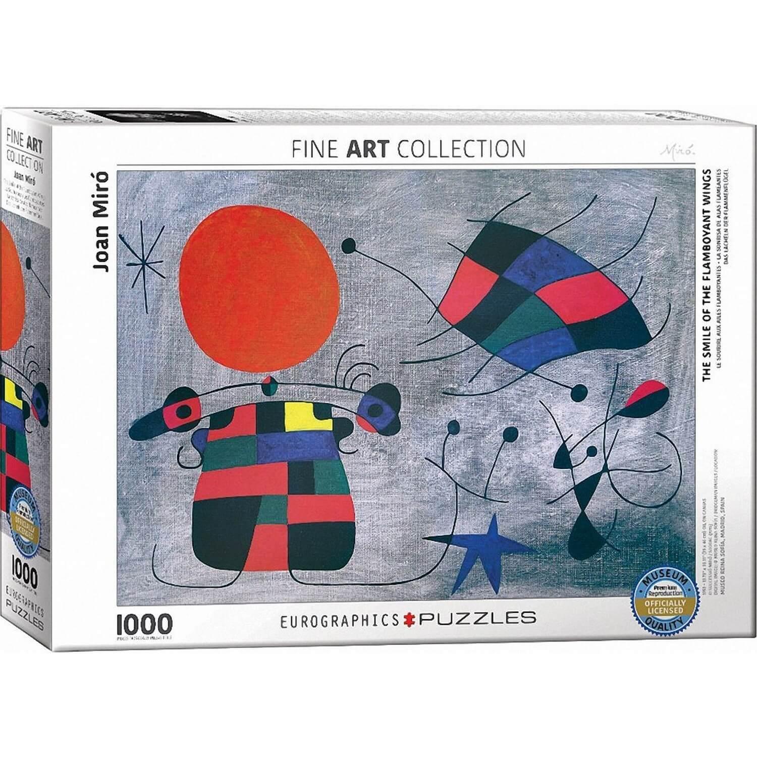 Puzzle 1000 pièces : Joan Miro : The Smile of the Flamboyant