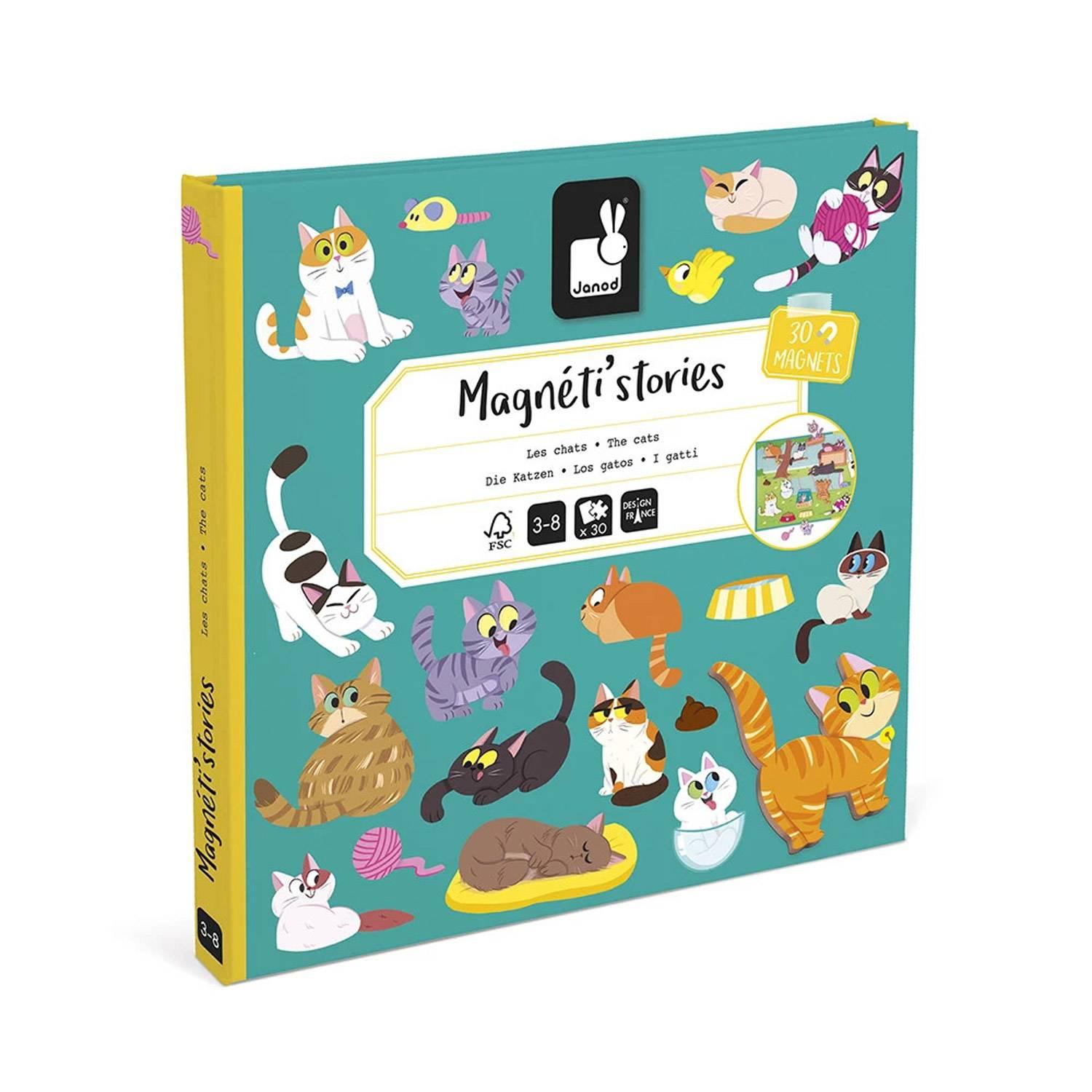 Jeu d'éveil Janod Magnéti'stories Chat - vue 7
