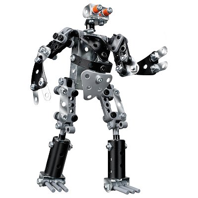 Meccano - Multimodels - Robot en métal : Noir - Jeux et jouets Meccano -  Avenue des Jeux