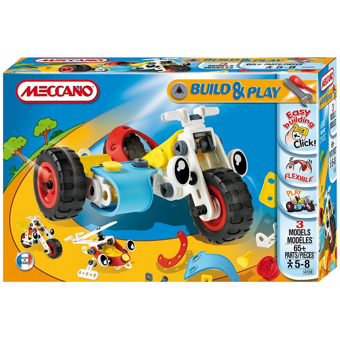 Meccano Build and Play Side car Meccano Rue des Maquettes