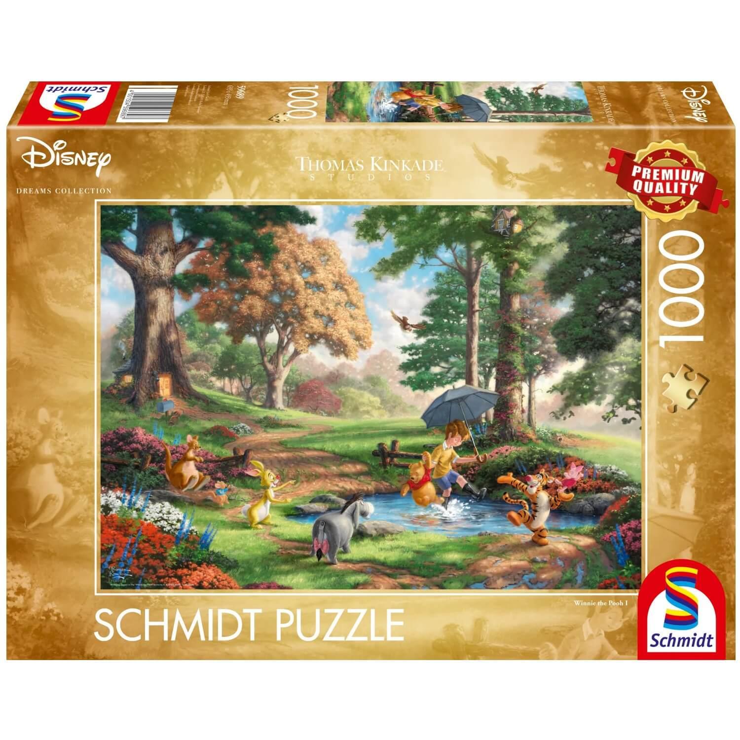 PUZZLE 1000 PIECES DISNEY : WINNIE L'OURSON - Jeux et jouets Schmidt -  Avenue des Jeux
