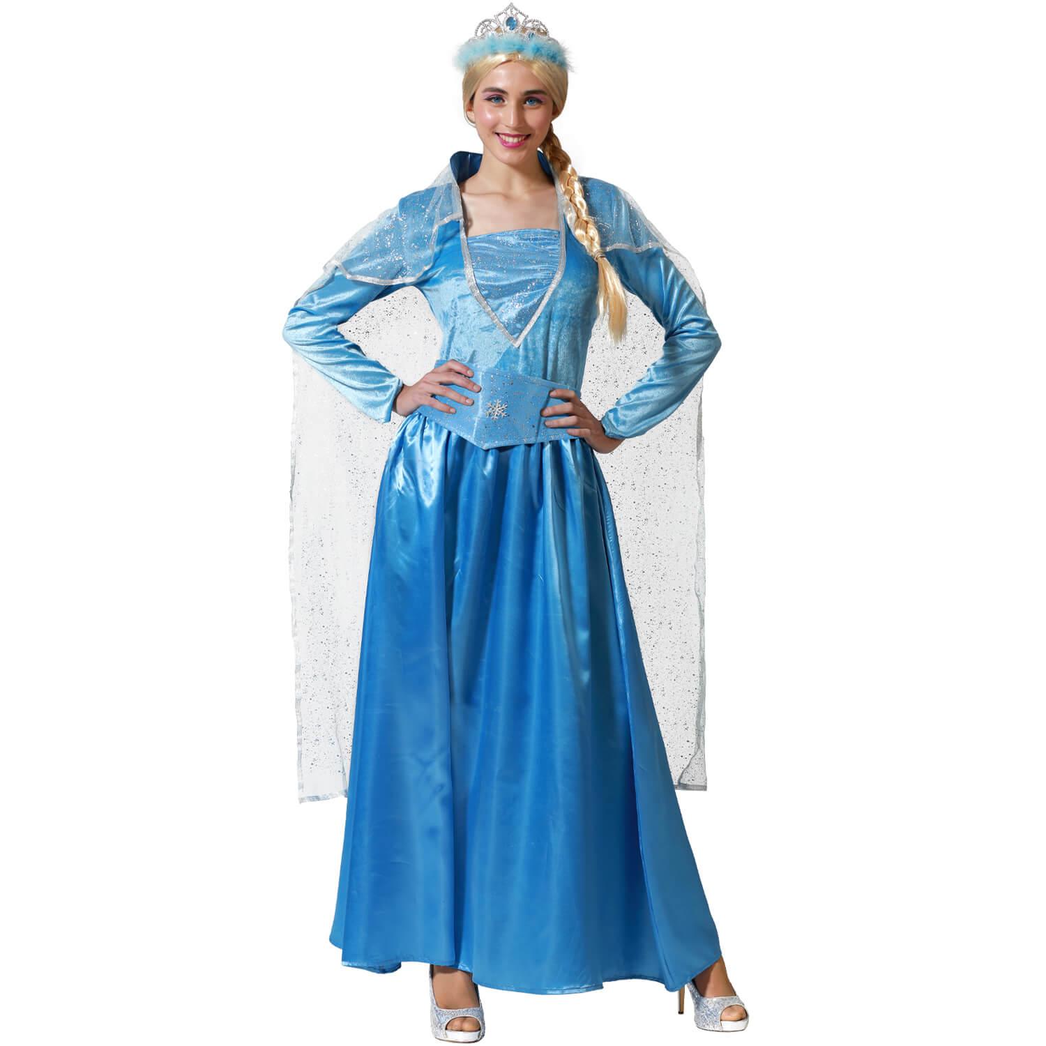 Déguisement princesse robe bleue femme