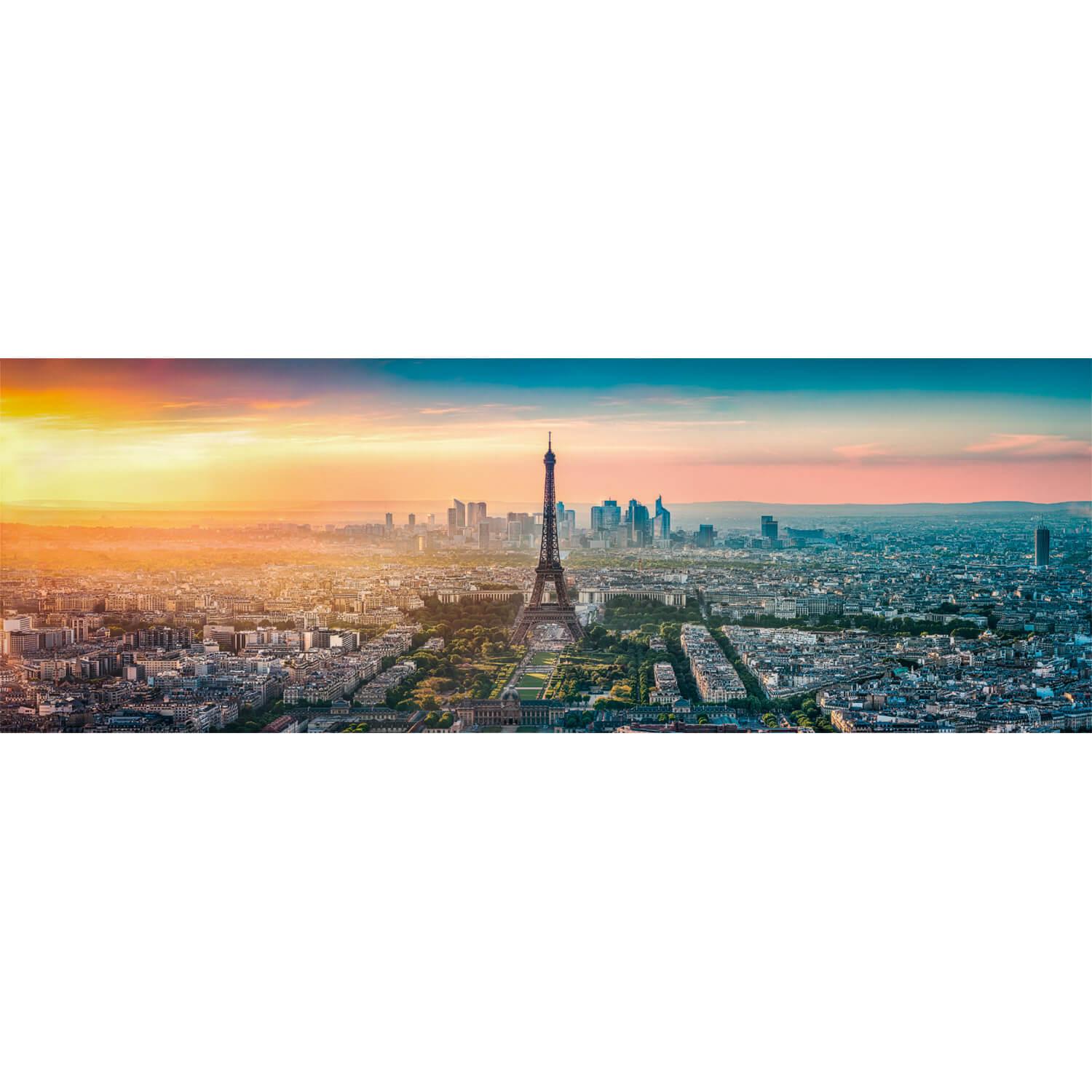 Puzzle panoramique 1000 pièces + poster : Paris