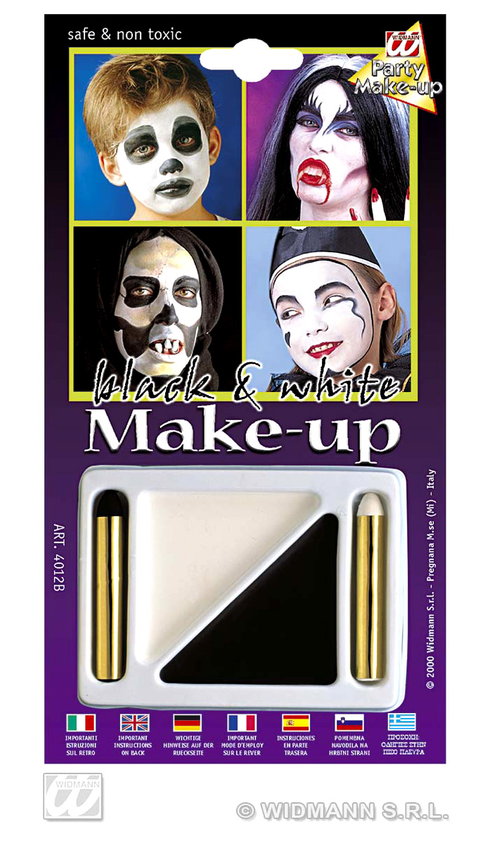 Kit De Maquillage Noir Et Blanc