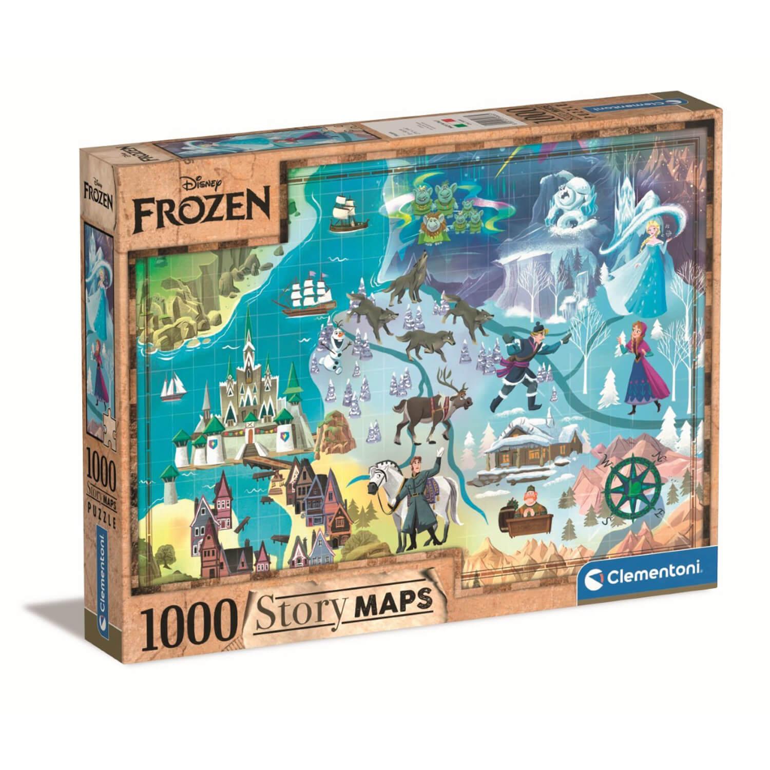 Puzzle 1000 pièces : Impossible puzzle : La Reine des Neiges 2 (Frozen 2)