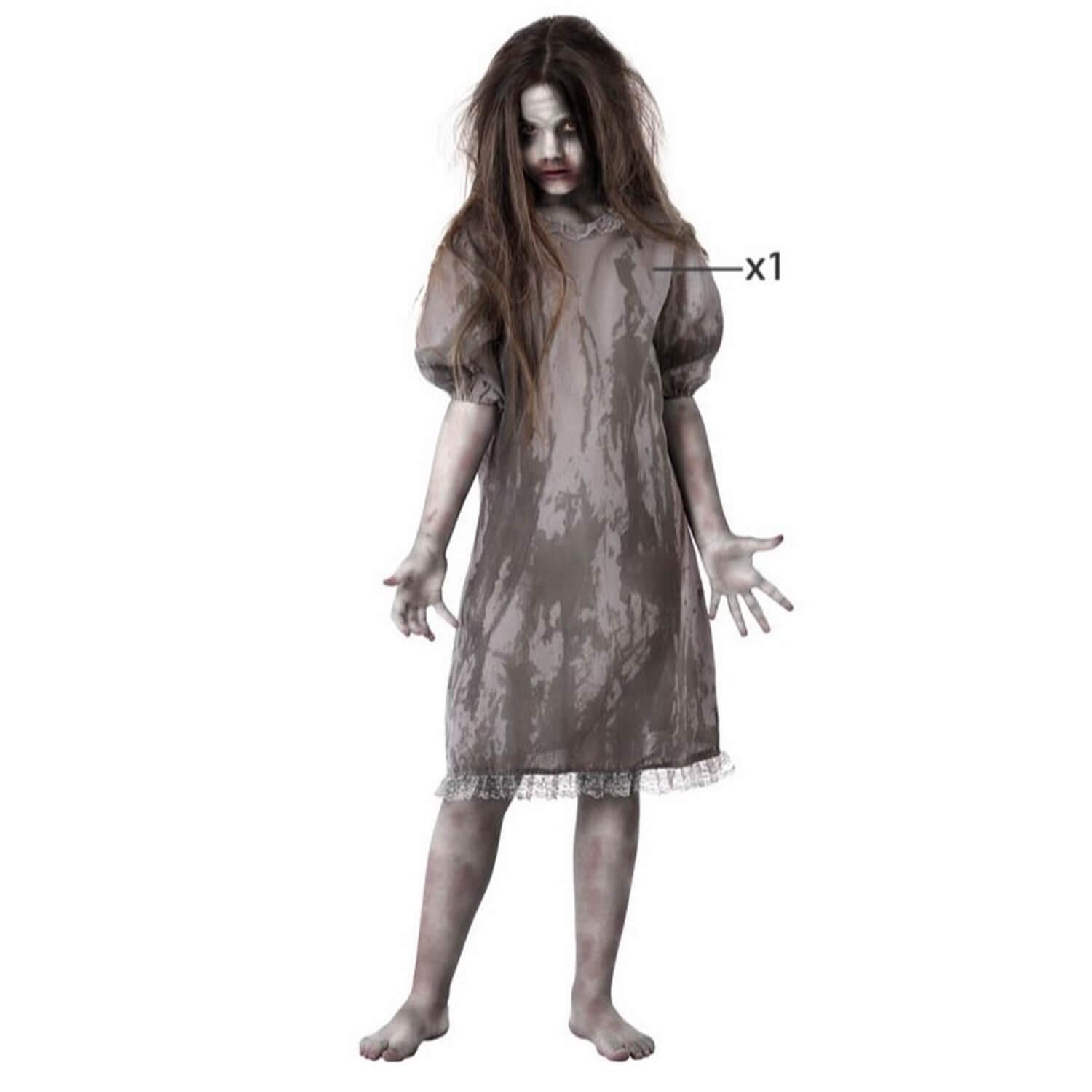 Vente déguisement enfant princesse zombie halloween ensanglanté fille