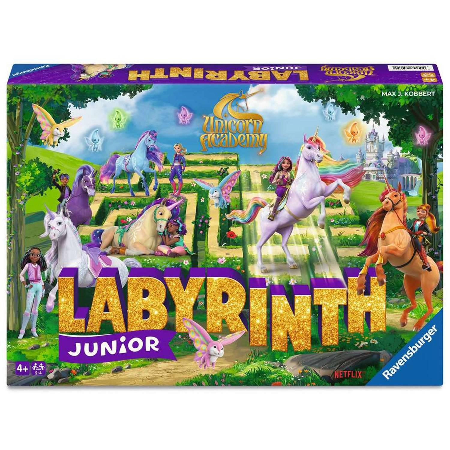 Ravensburger Unicorn Academy Junior Labyrinth Allemand Anglais Espagnol Français Italien Néerlandais Portugais 2 4 Joueur - vue 3