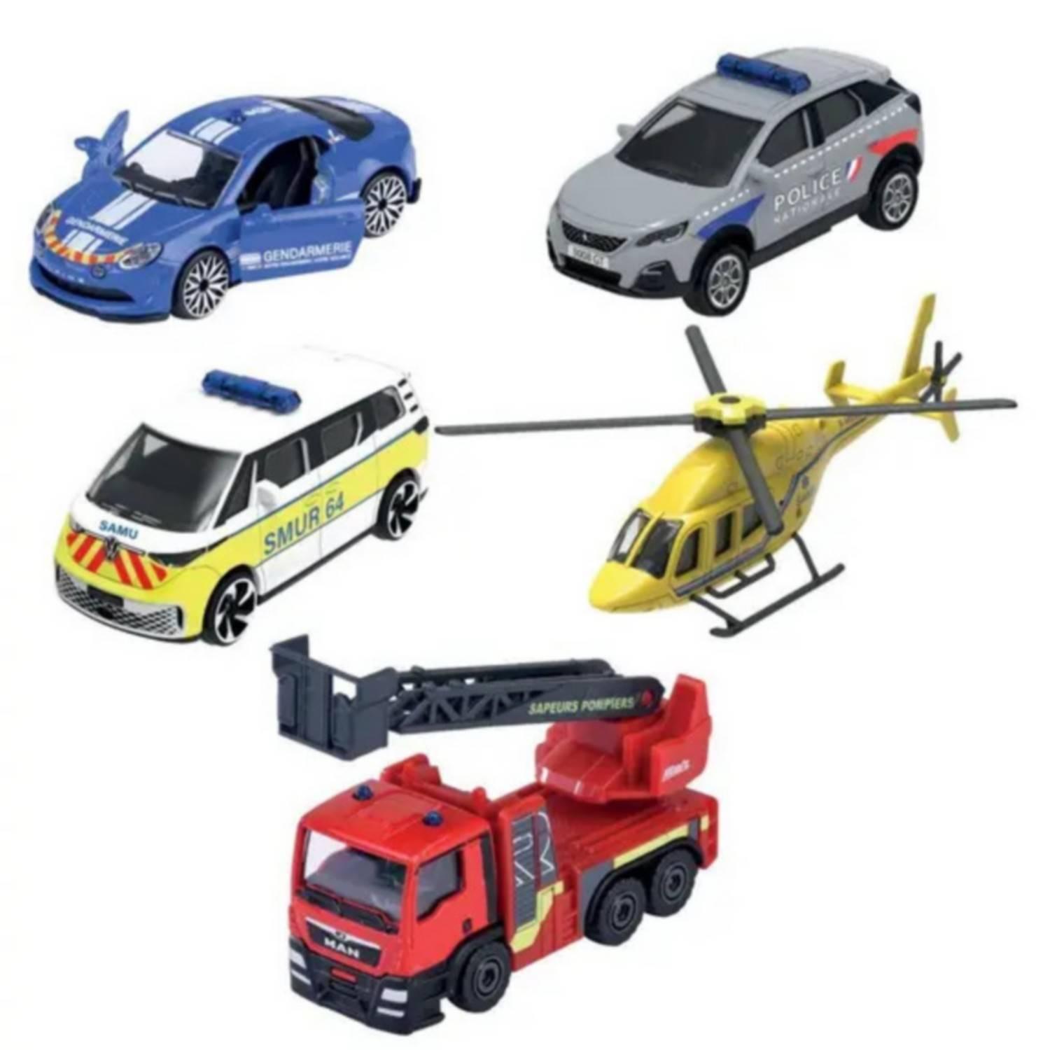 Coffret de 5 véhicules Majorette Premium SOS - vue 2
