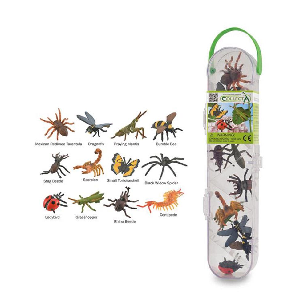Figurines Mini - Insectes : Set de 12 Insectes et Araignées