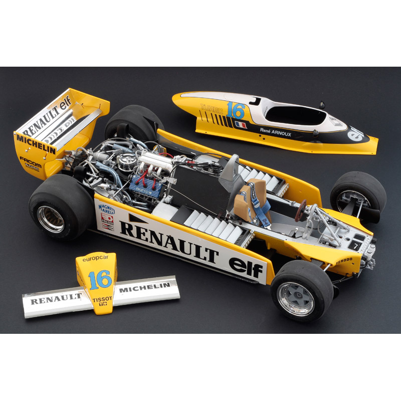 Maquette voiture Formule 1 : Renault RE20 Turbo - Maquette Italeri - Rue  des Maquettes