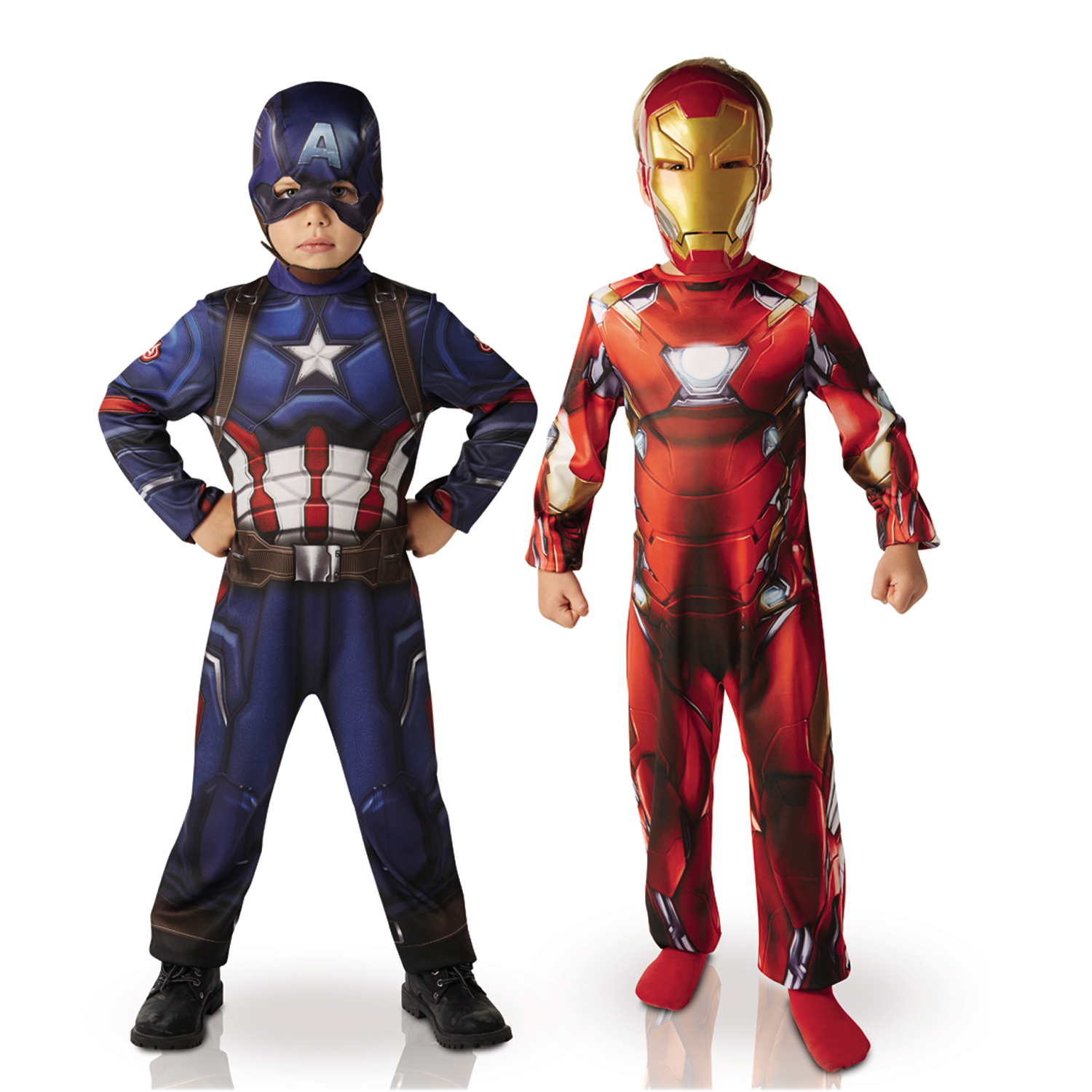 Déguisement Captain America et Iron Man : Civil War : 7/8 ans
