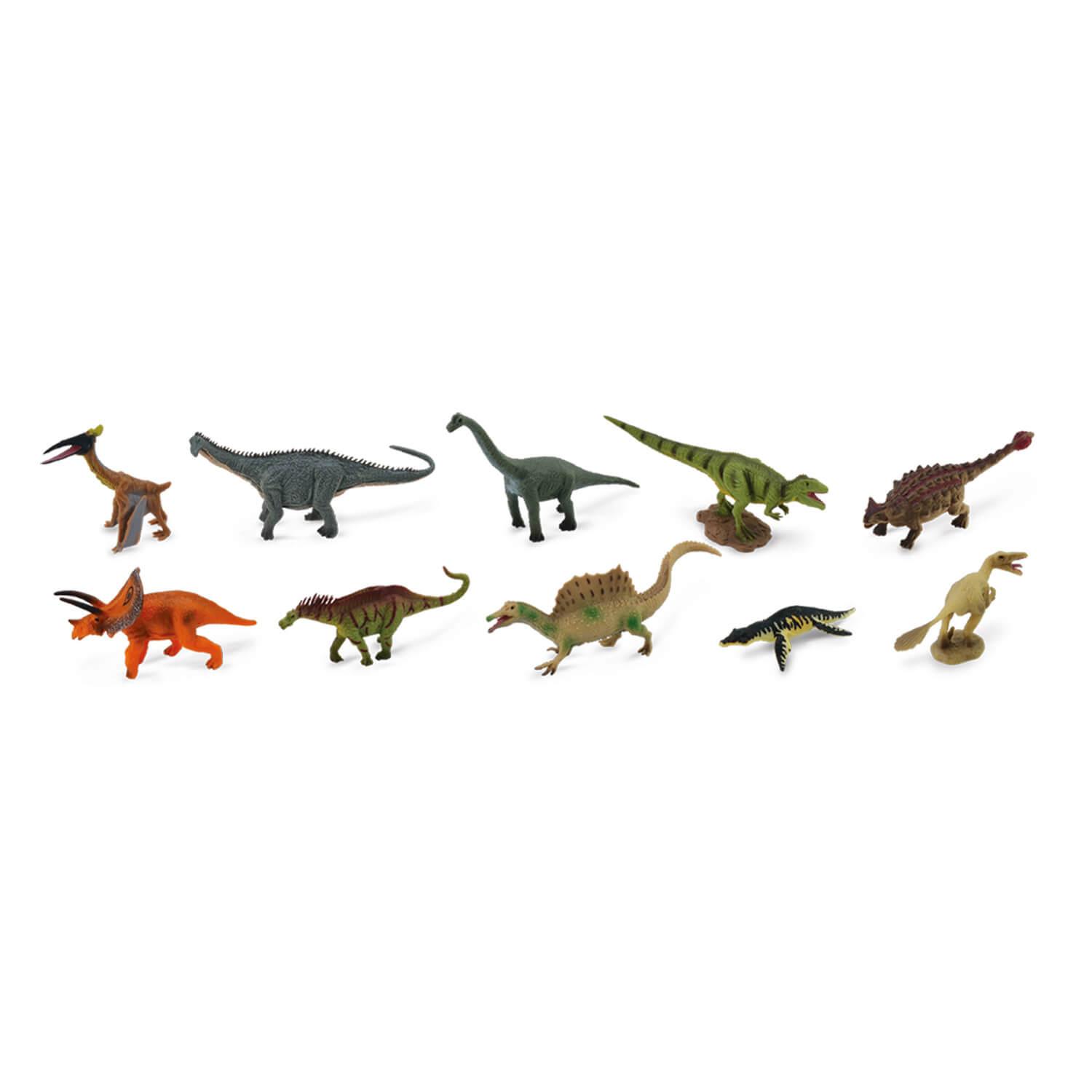 Figurines Mini - Préhistoire : Set de 10 mini Dinosaures