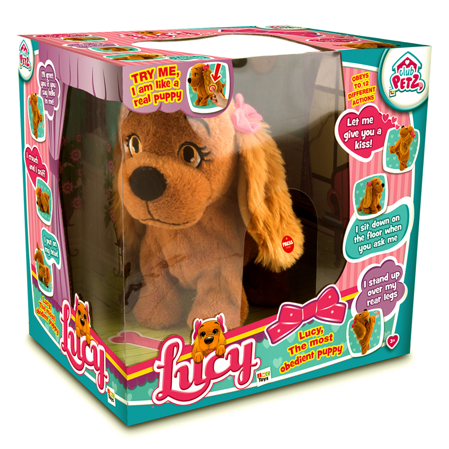 Imc toys. Интерактивная мягкая игрушка IMC Toys собака Lucy. Интерактивная собака IMC Toys собака Lucy. Игрушка интерактивная IMC Toys Club Petz собака Lola. Интерактивная мягкая игрушка IMC Toys собака Lucy Song&Dance, коричневый.