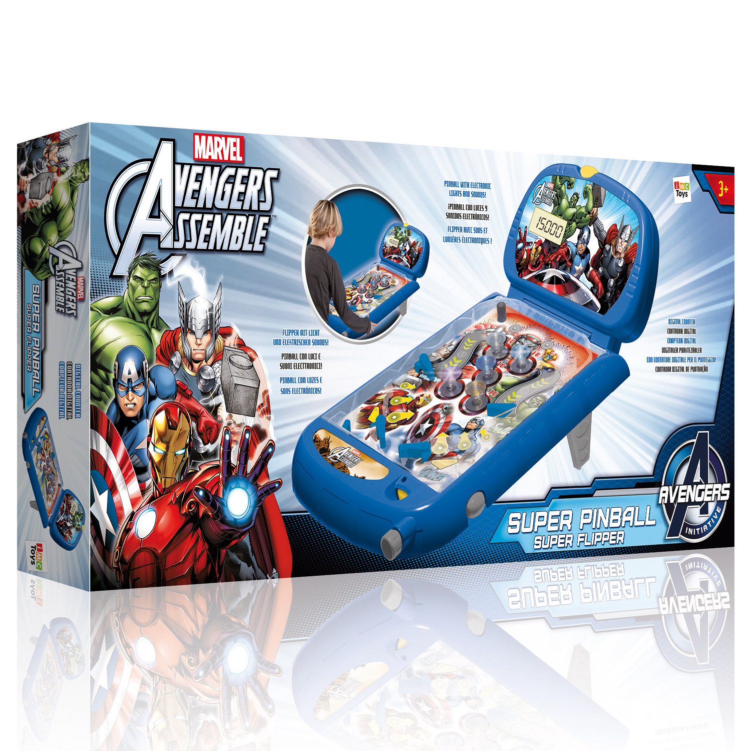 Super Flipper Avengers - Jeux et jouets IMC Toys - Avenue des Jeux
