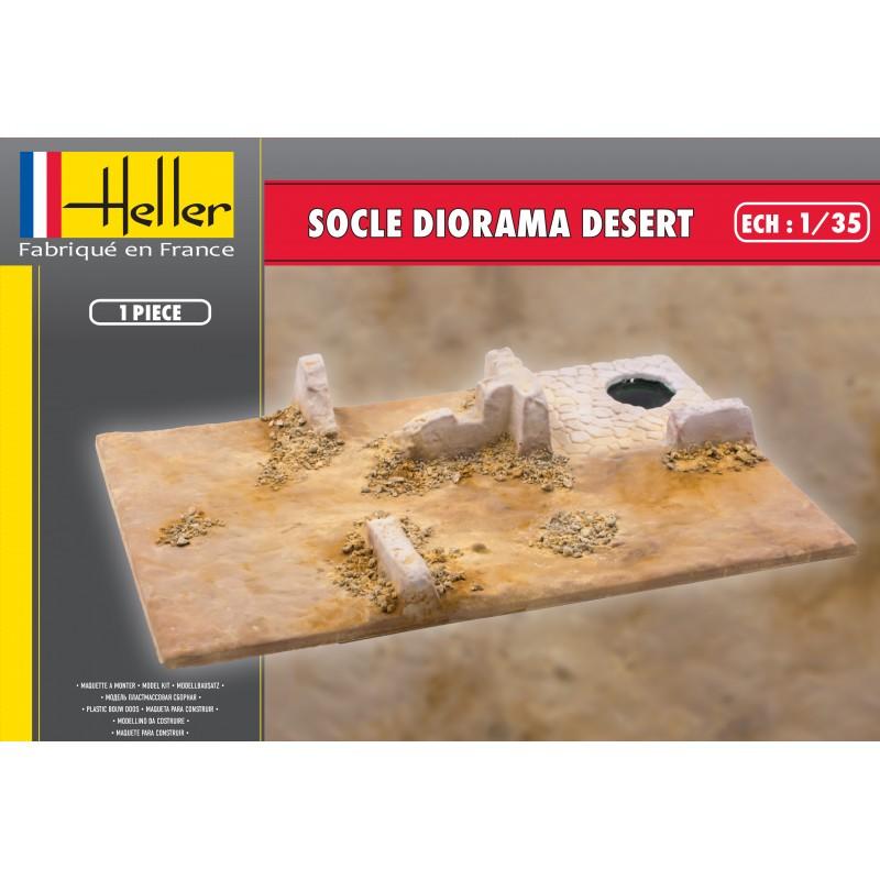 Diorama accessory: Desert decor base - Heller - Scale Model Boulevard