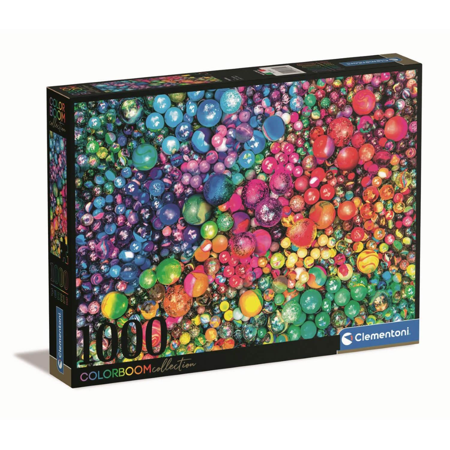 Puzzle 1000 pièces : Colorboom collection : Merveilleuses billes - Jeux et  jouets Clementoni - Avenue des Jeux