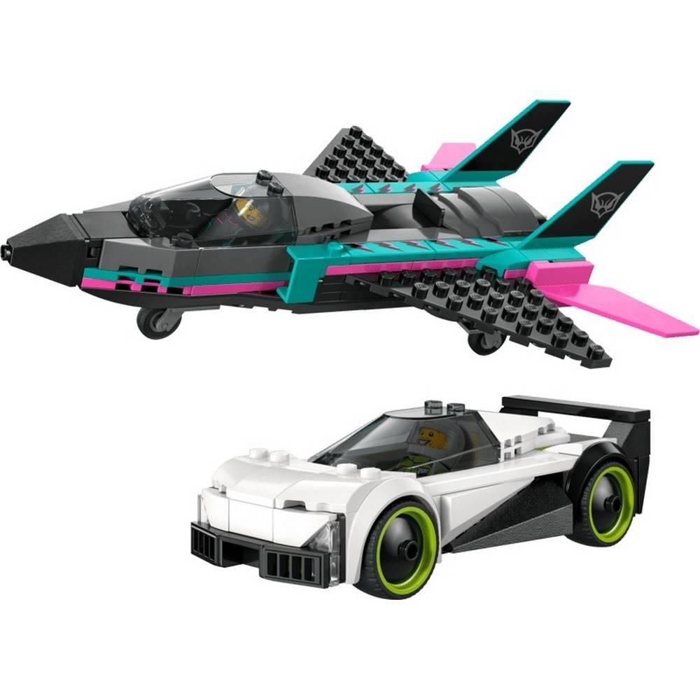 LEGO City Le Jet contre la Voiture 60489 - vue 9
