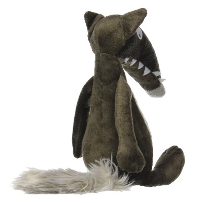 peluche loup auzou 30 cm