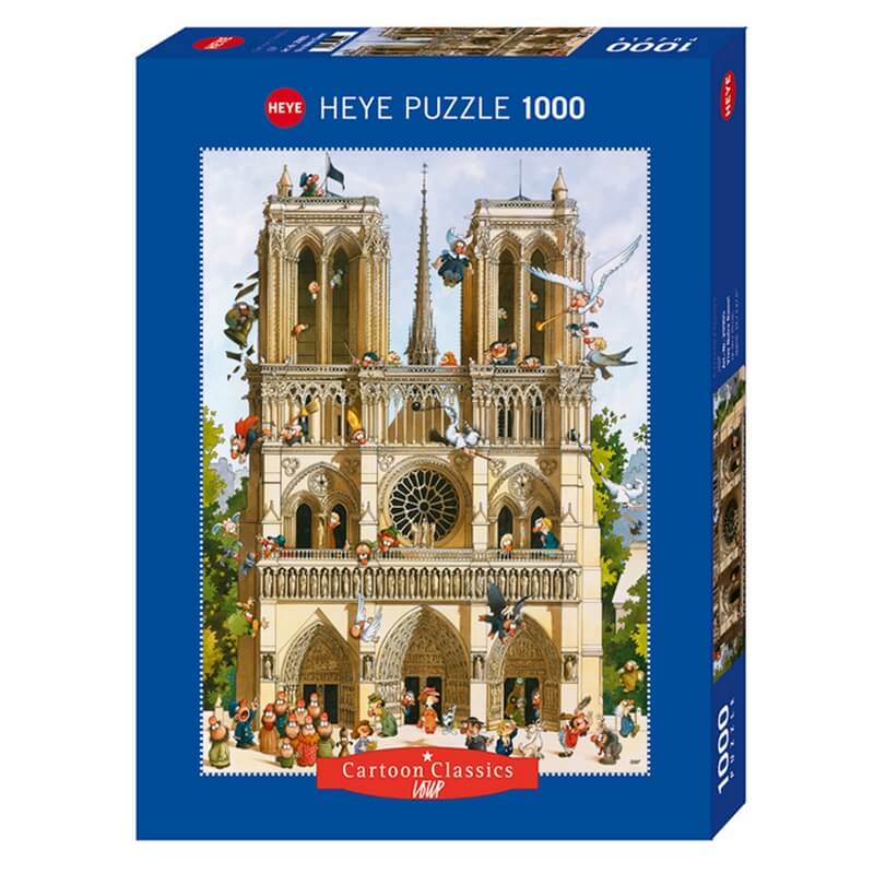 puzzle 1000 piã¨ces : vive notre dame