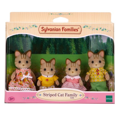 Sylvanian Family 5180 Famille Chat Tigre Jeux Et Jouets Sylvanian Families Avenue Des Jeux