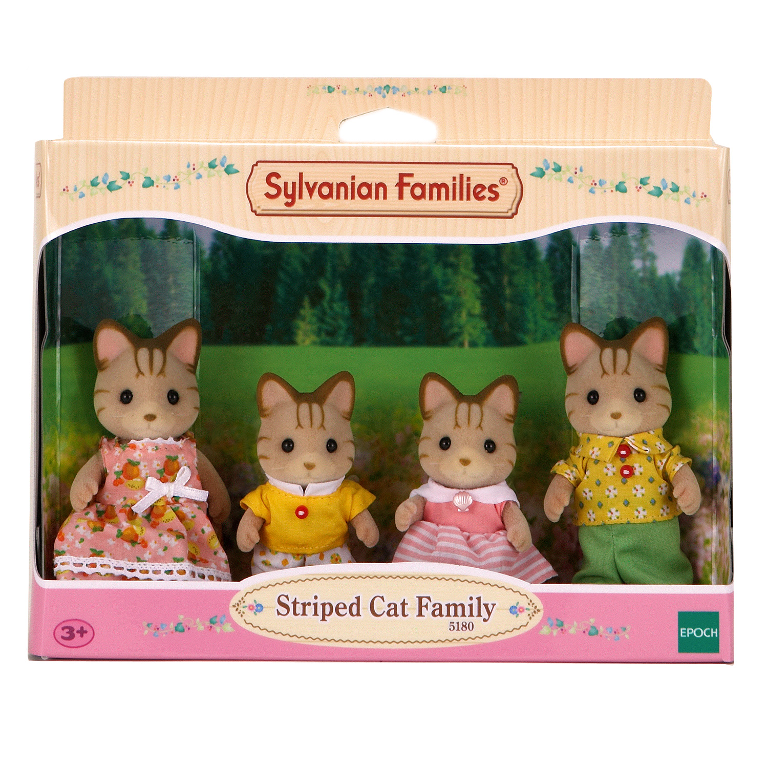 La famille chat bicolore - sylvanian families - 5181 Sylvanian