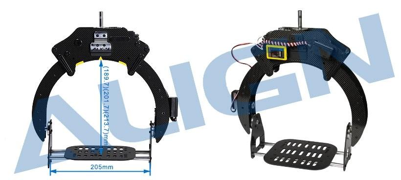 H80B036X-G800F Gimbal System Combo pour Trex-800 Align