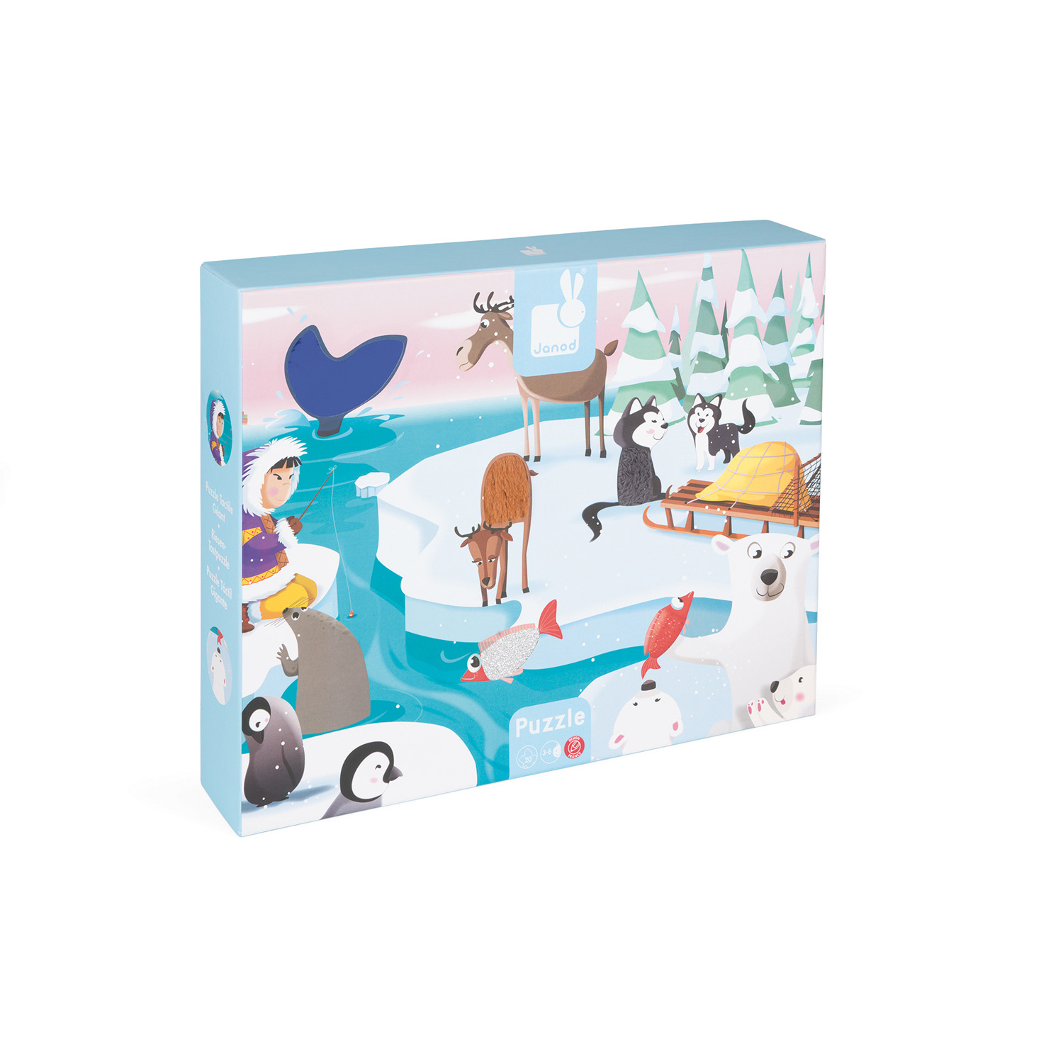 Puzzle & Livre - Puzzle en voyage, Le sous-marin des animaux