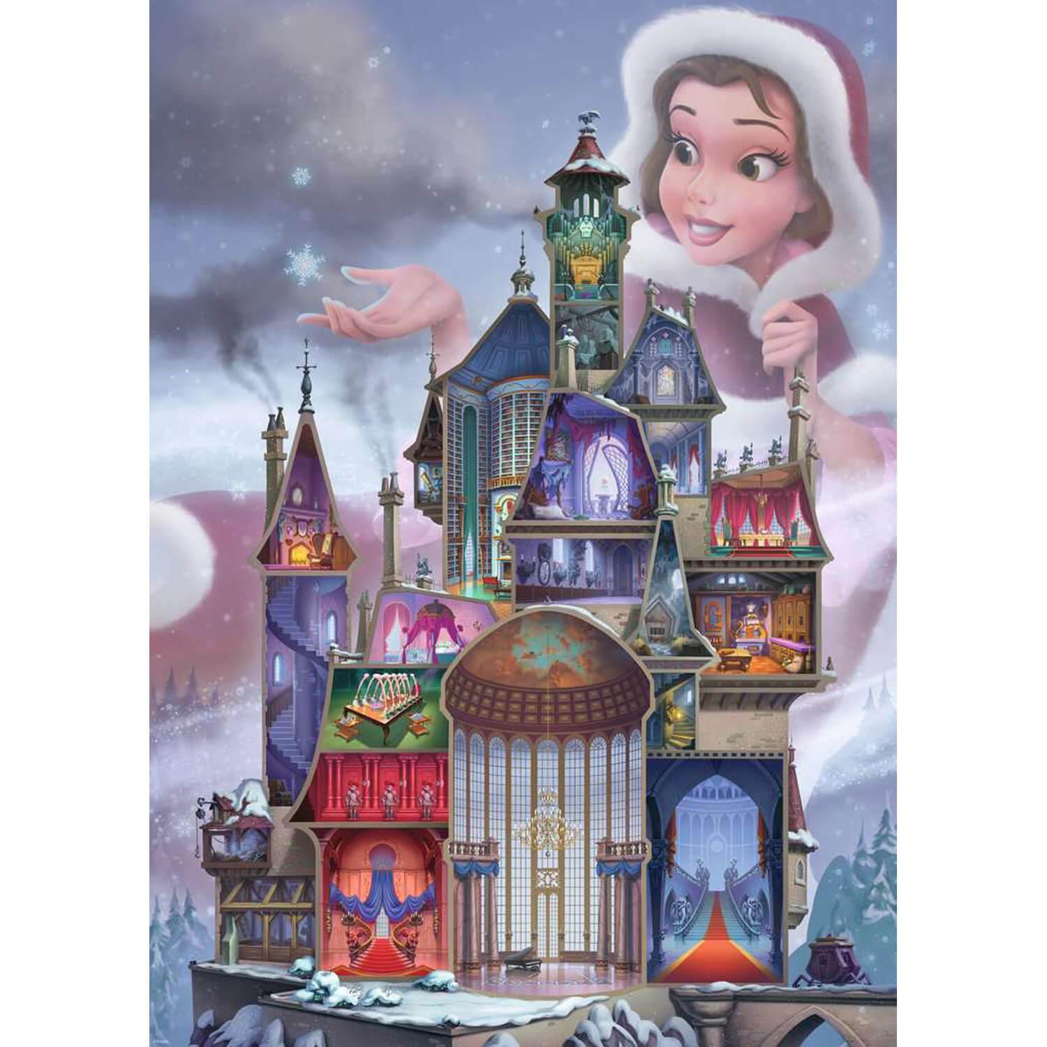 Puzzle 1000 pièces : Belle (Collection Château des Princesses Disney) -  Ravensburger - Rue des Puzzles
