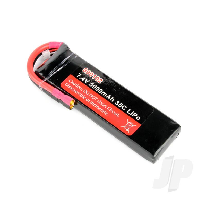 Batterie LiPo 2S 5000mAh 7.4V 40C