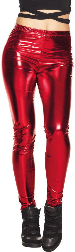 Legging Métallisé - Adulte - Rouge