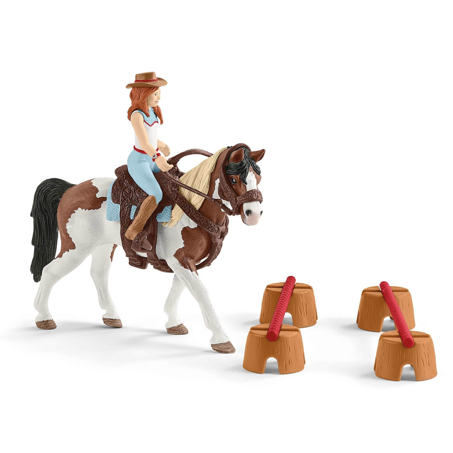 Schleich - 42026 - Figurine - Accessoire - Set Equitation - Saut d