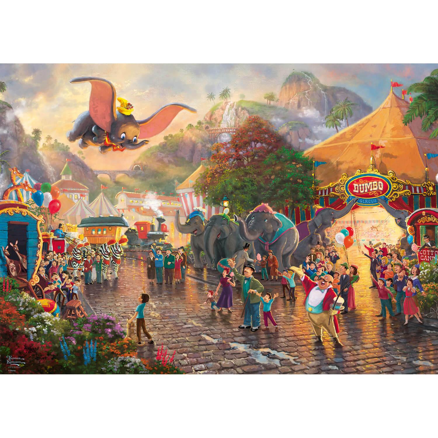 1000 pieces puzzle: Thomas Kinkade : Dumbo, Disney - Schmidt