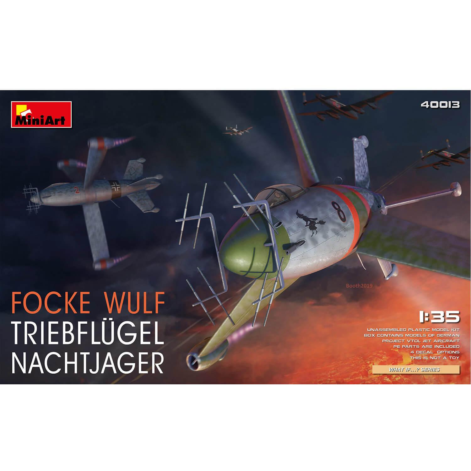 Maquette avion : Focke Wulf Triebflugel Nachtjager