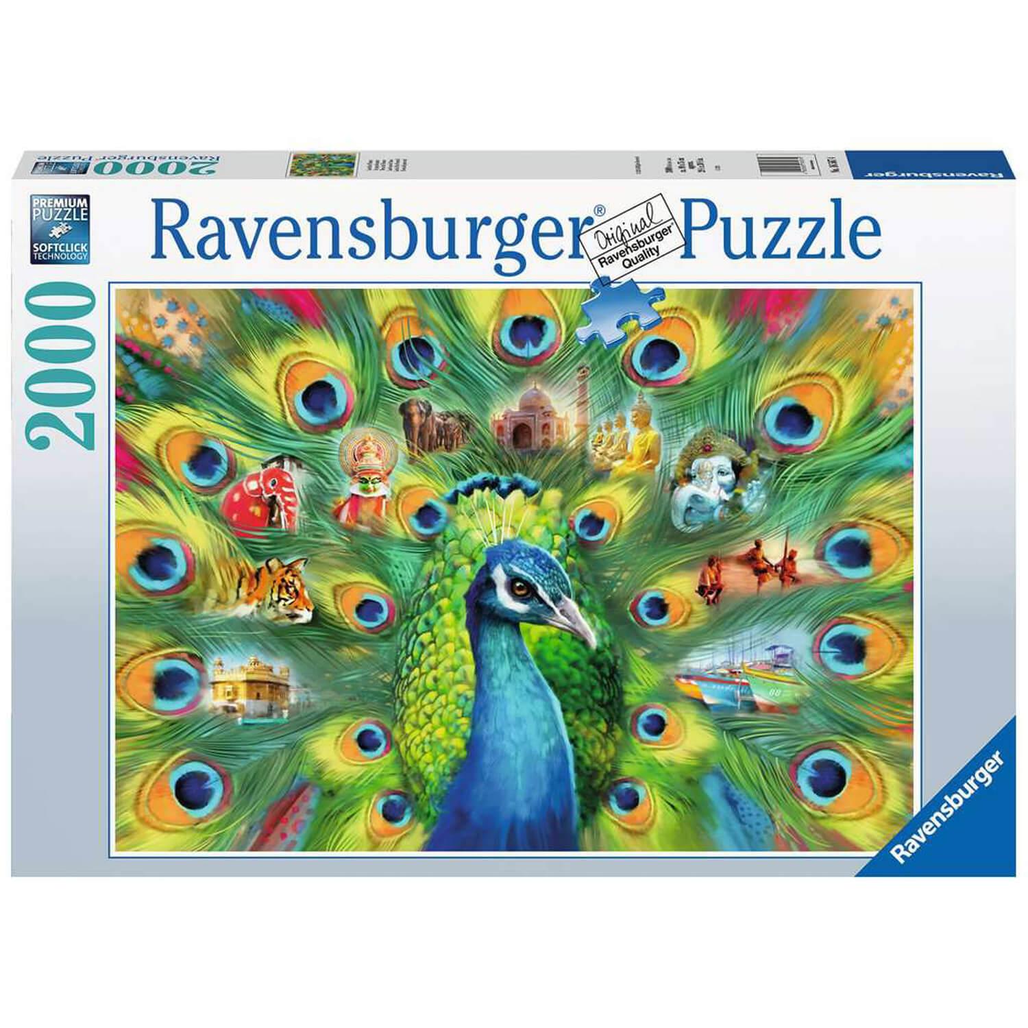 Puzzle 2000 pièces - CLEMENTONI - La jungle - Animaux - Adulte - Coloris  Unique