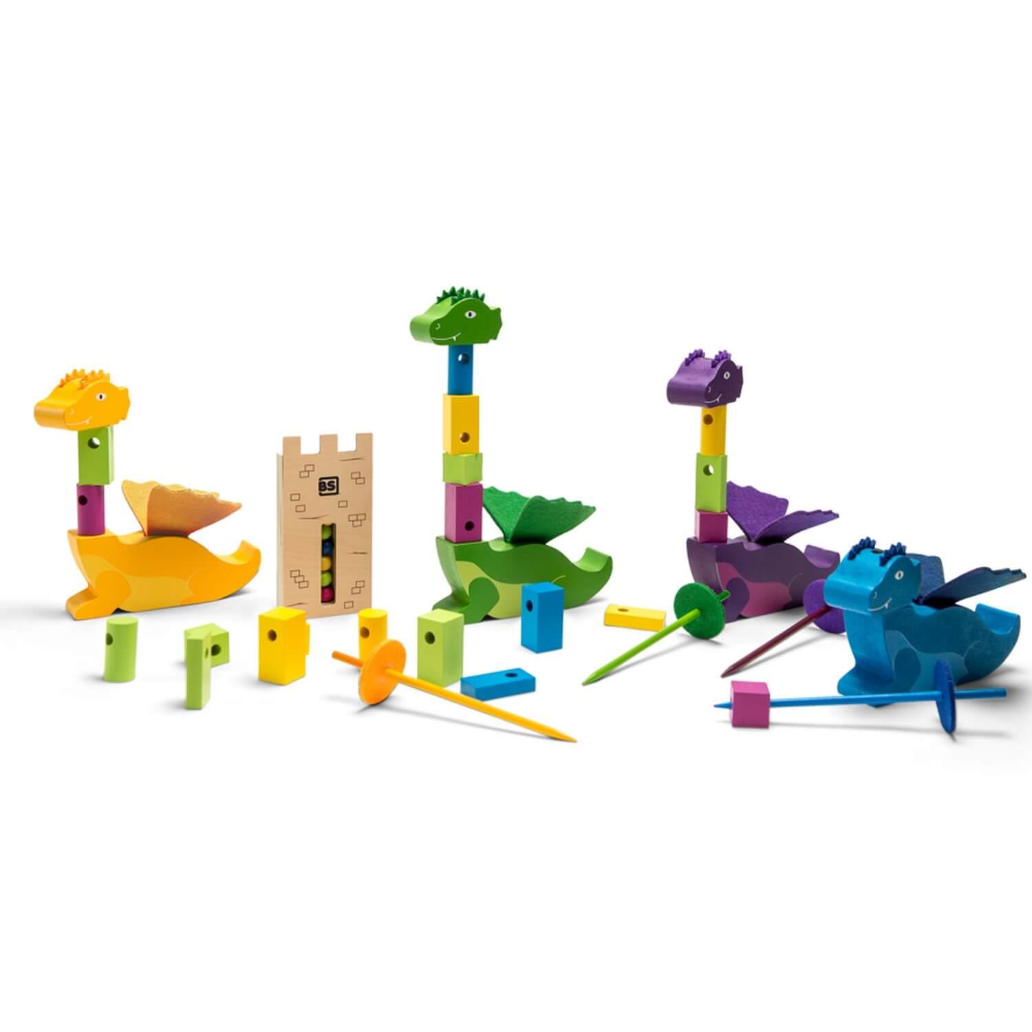Jeu de construction : la pile du Dragon - Jeux et jouets BS Toys