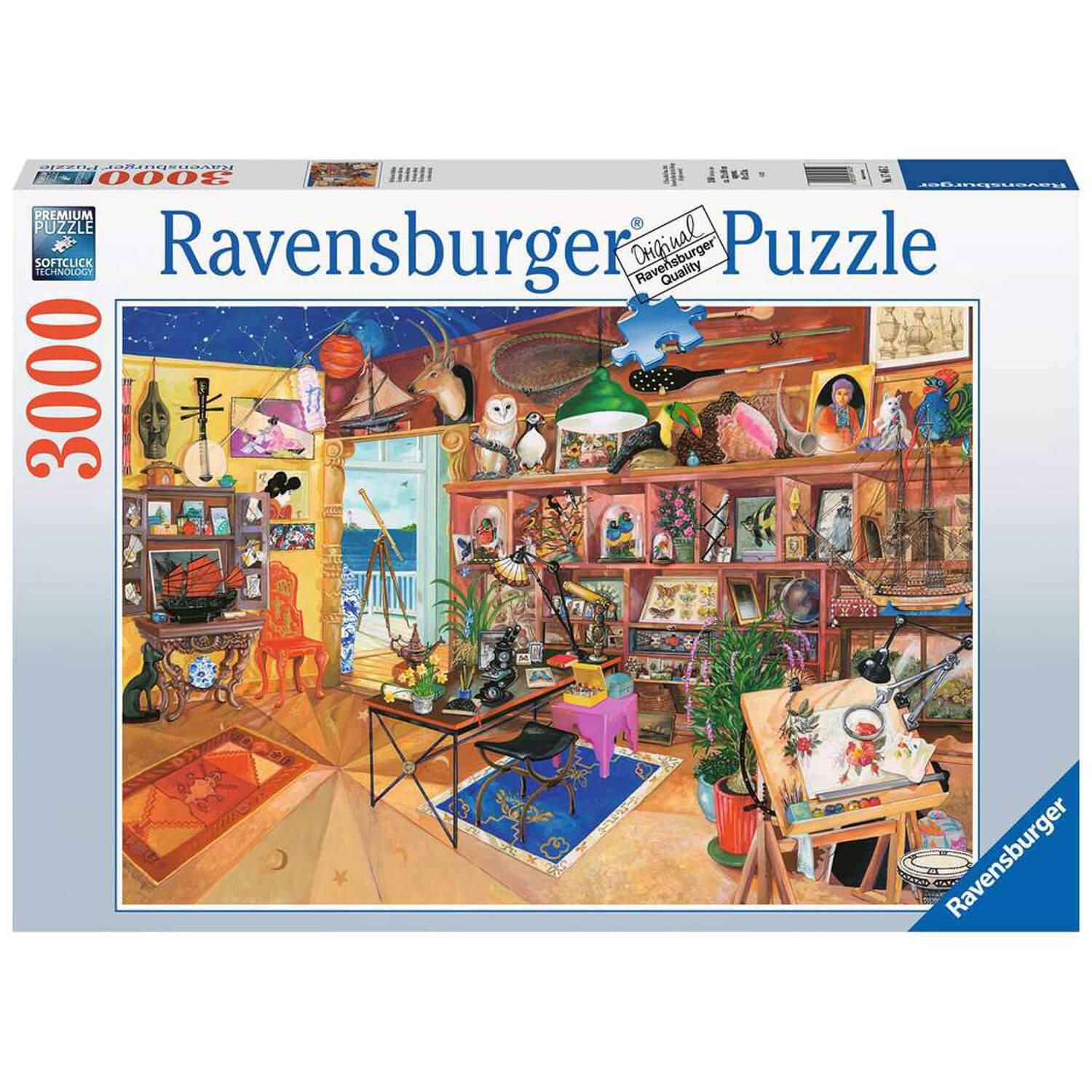 Puzzle 3000 pièces : La curieuse collection - Ravensburger - Rue des Puzzles
