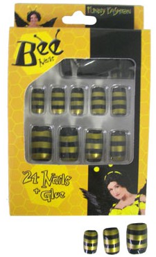 Faux Ongles Abeille