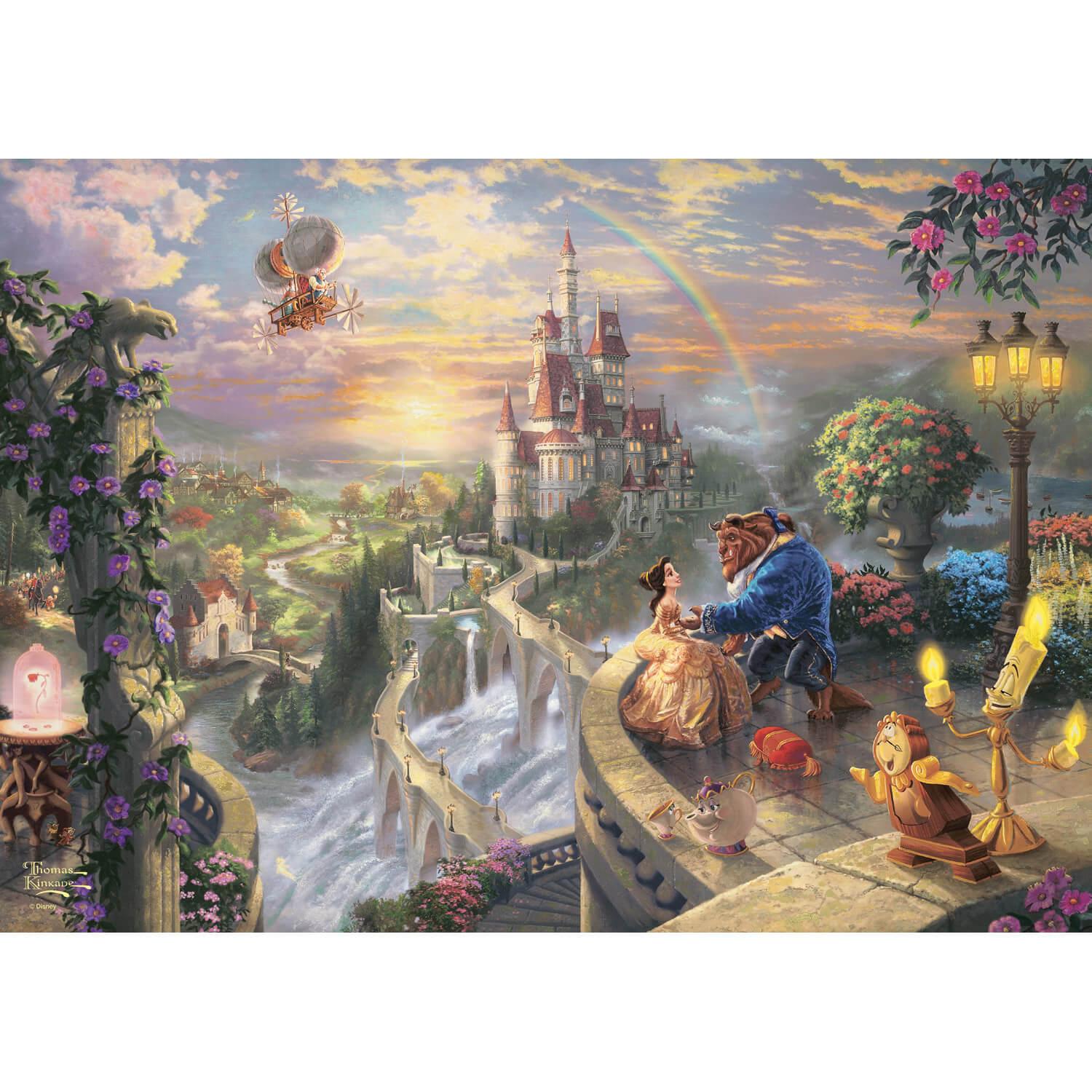 Puzzle 500 pièces : Disney : La Belle et la bête - Schmidt - Rue