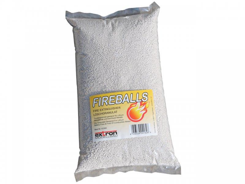 FIREBALLS Granules d'extinction d'incendie pour batteries lithium / 5 litres - Pichler