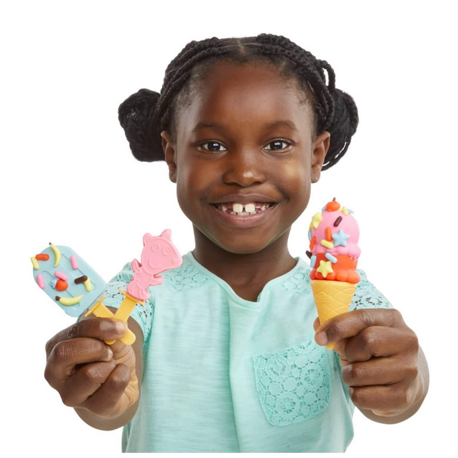 Pâte à modeler Play-Doh Peppa Pig : Le marchand de glace - Jeux et jouets  Play-Doh - Avenue des Jeux