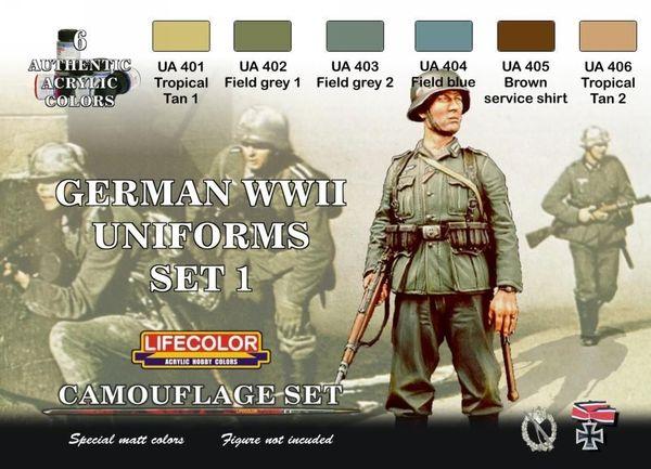 German military uniforms WWII set n.1 - Lifecolor