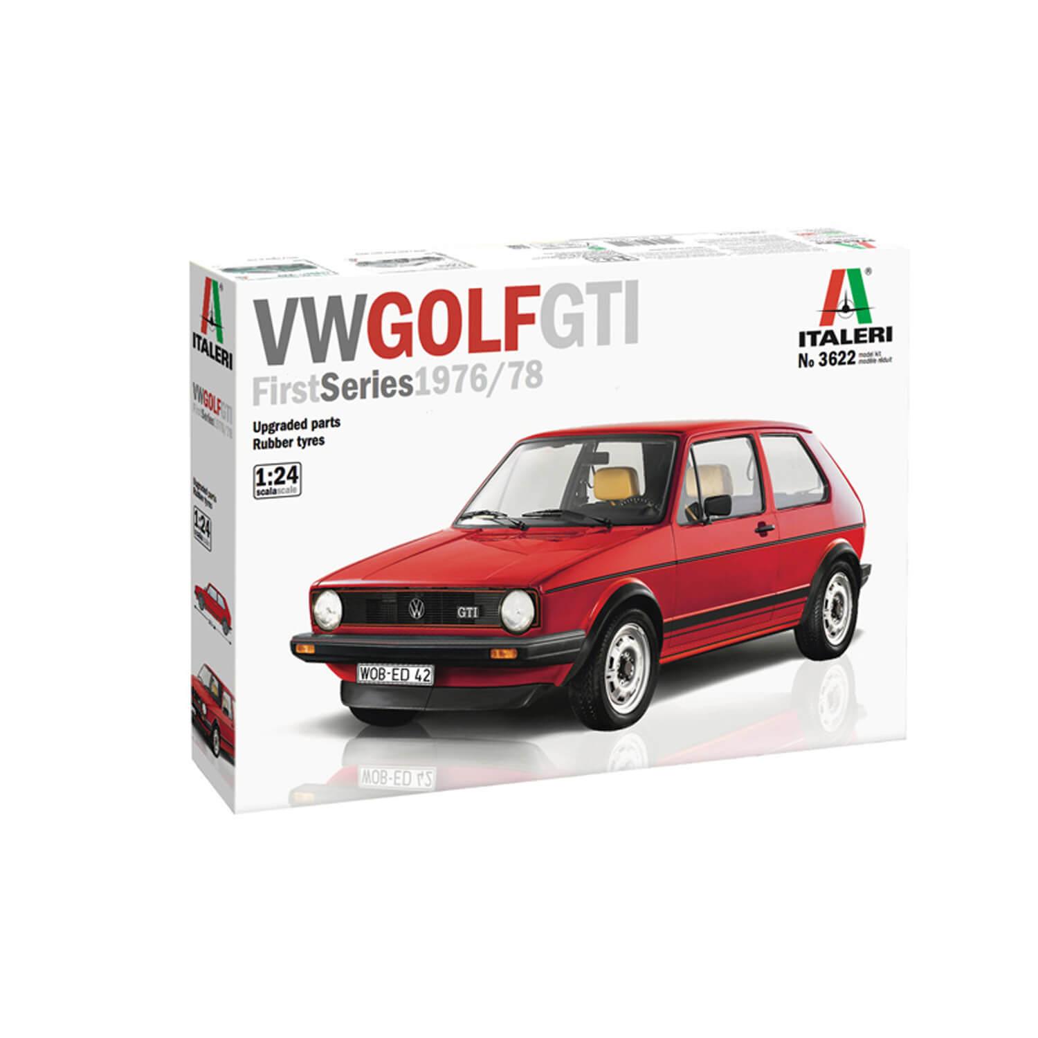 VW Golf GTI série 1 - Véhicule Miniature - Modèle à l'échelle - Volkswagen  - Echelle 1/43 - Grise : : Jeux et Jouets