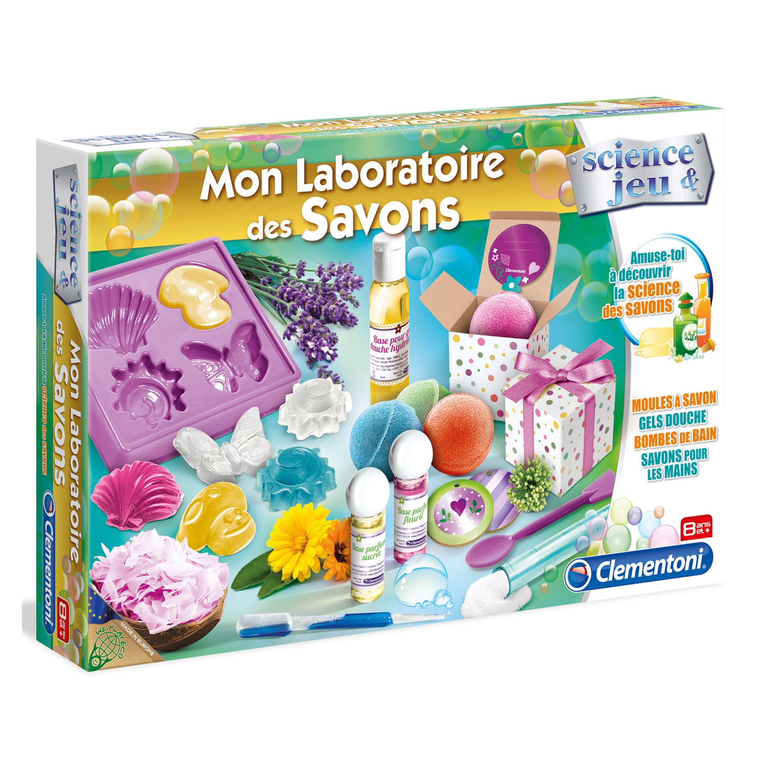 Science et jeu : Mon laboratoire des savons - Jeux et jouets Clementoni -  Avenue des Jeux