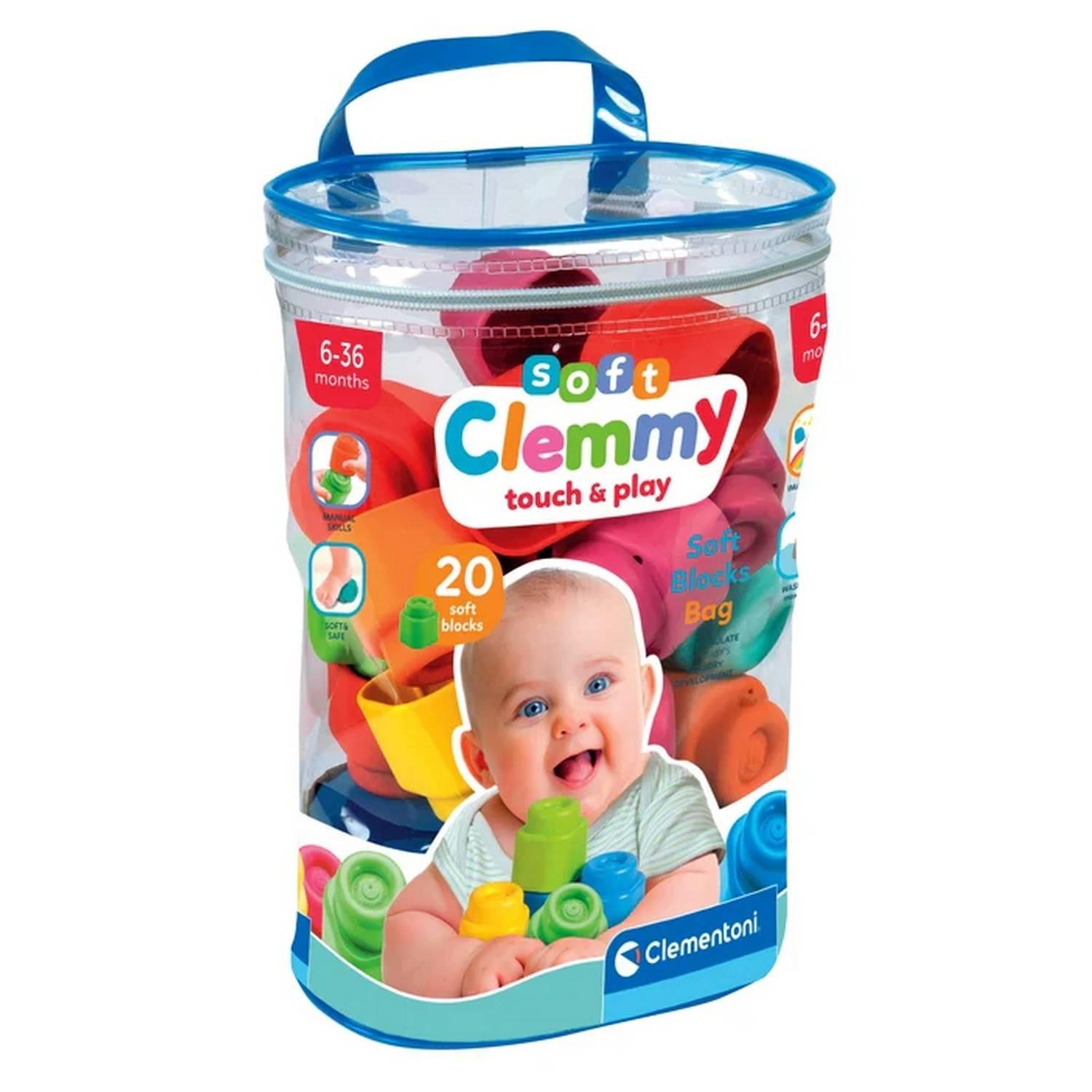 Sac souple 20 cubes Clemmy - Clementoni - Jeux