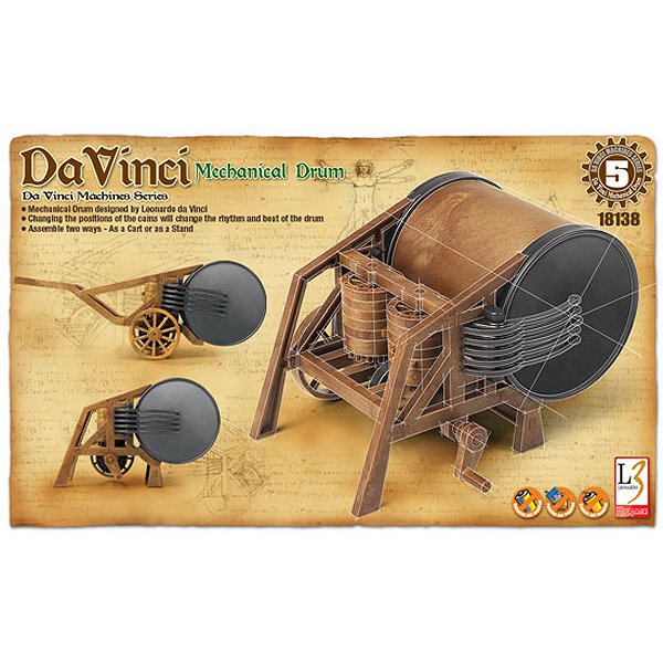 Italeri 3106 03106 - Tambour mécanique de Léonard de Vinci Italeri 3106 03106 - Tambour mécanique de Léonard de Vinci