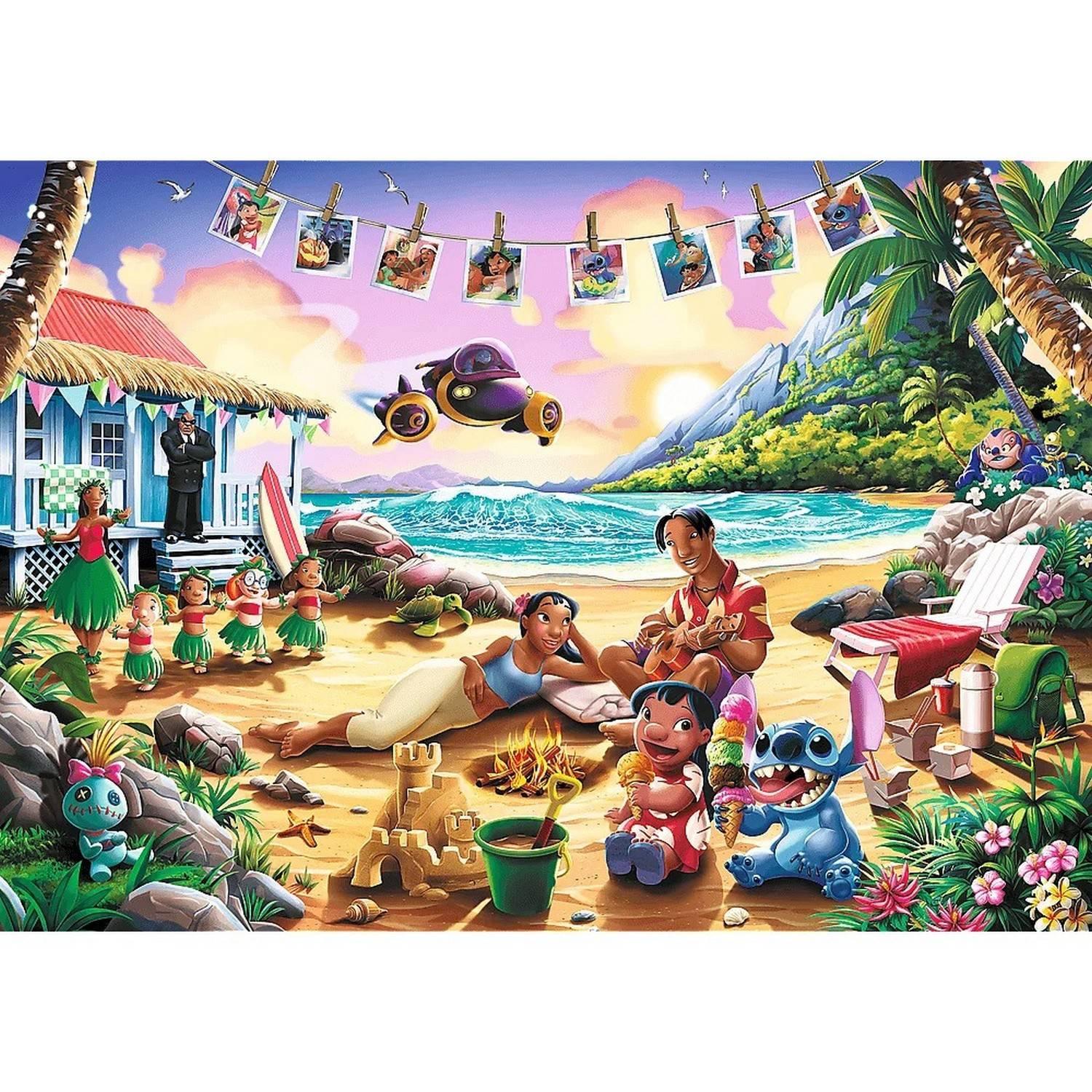 Puzzle 1000 pièces : Disney - Lilo & Stitch - Trefl - Rue des Puzzles