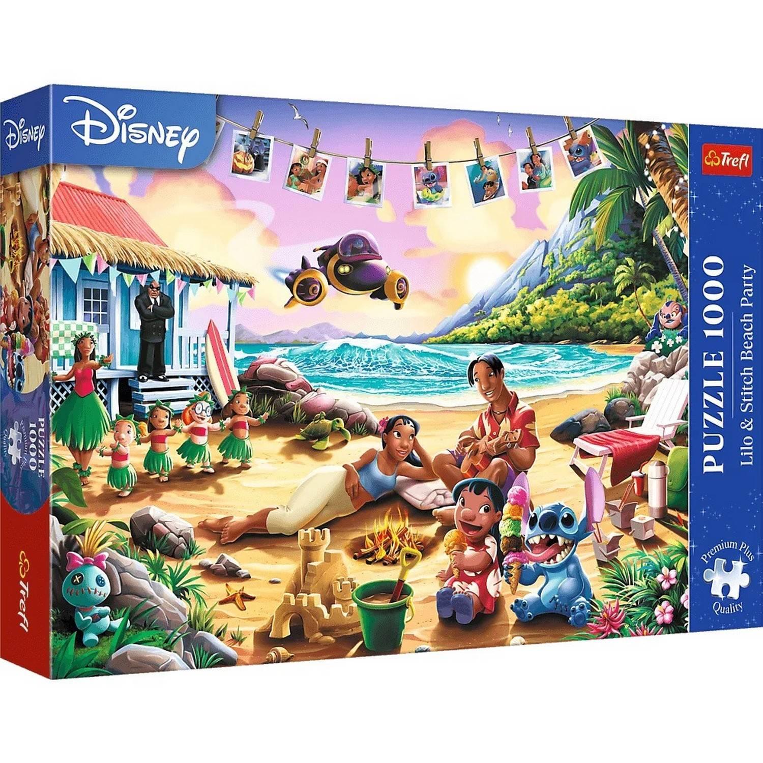Puzzle 1000 pièces : Disney - Lilo & Stitch - Trefl - Rue des Puzzles