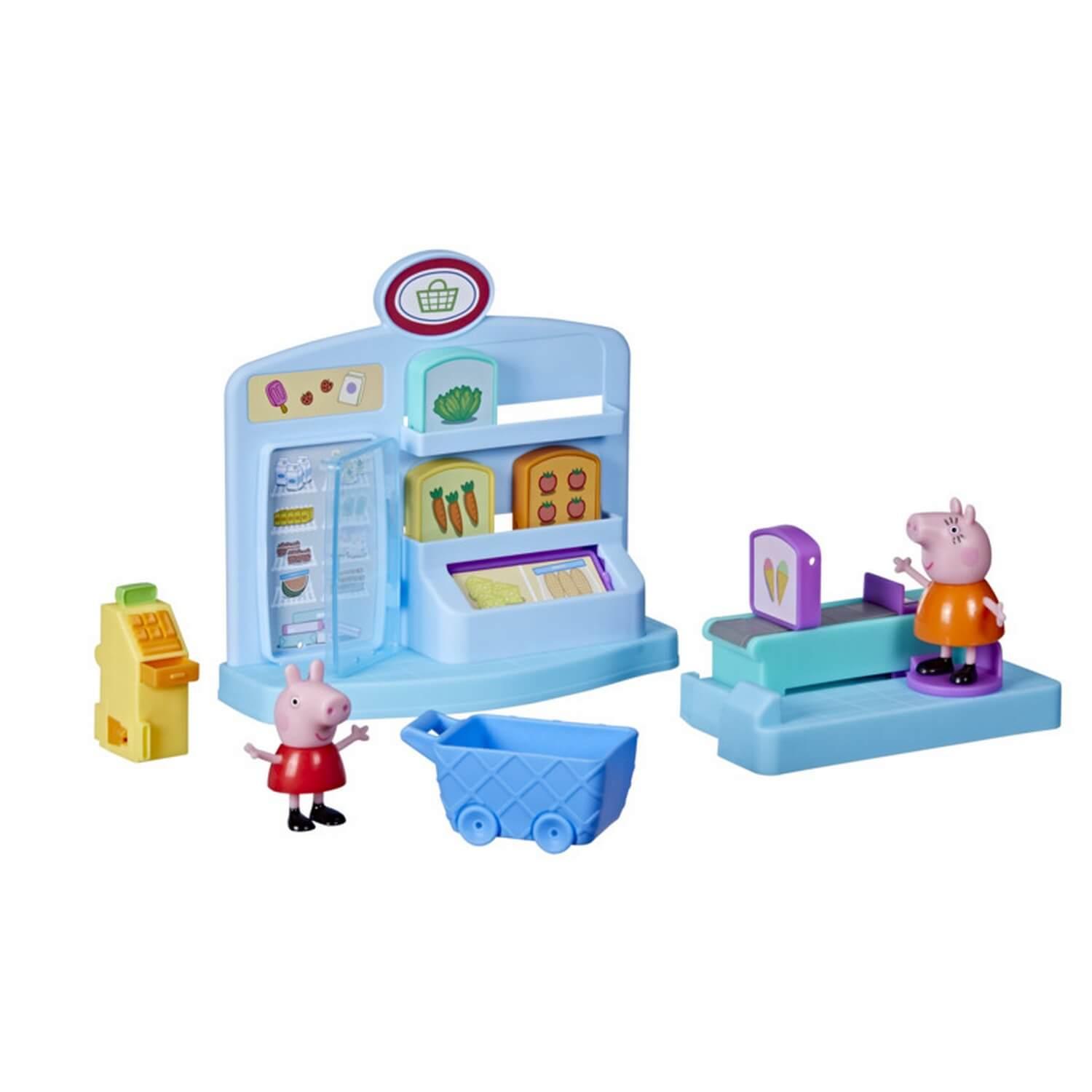 Coffret 4 Figurines Peppa Pig famille - Figurine pour enfant